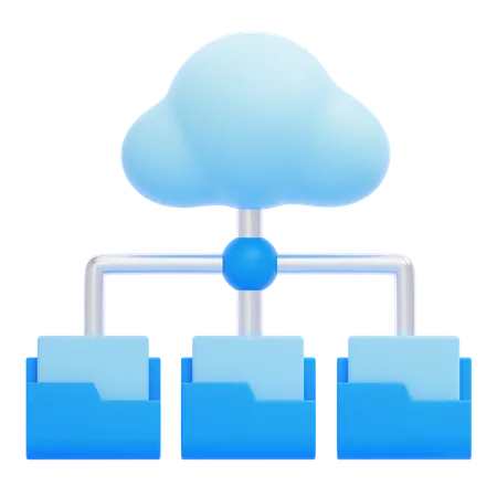 Cloud Computing  3D Icon