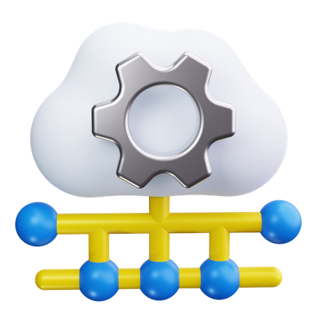 Cloud Computing  3D Icon