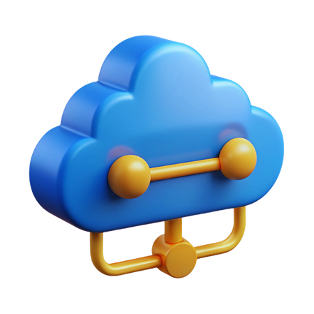 Cloud Computing  3D Icon