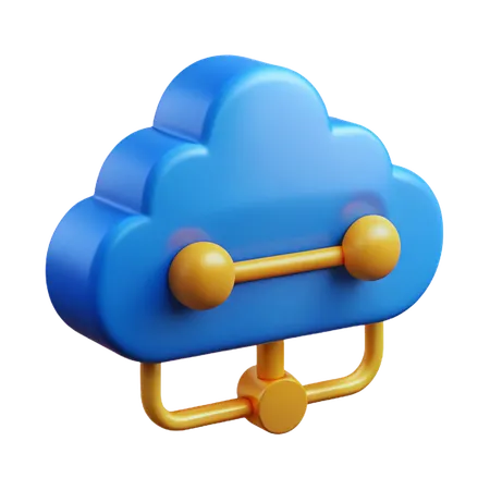 Cloud Computing  3D Icon