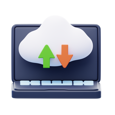 Cloud Computing  3D Icon