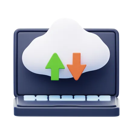 Cloud Computing  3D Icon