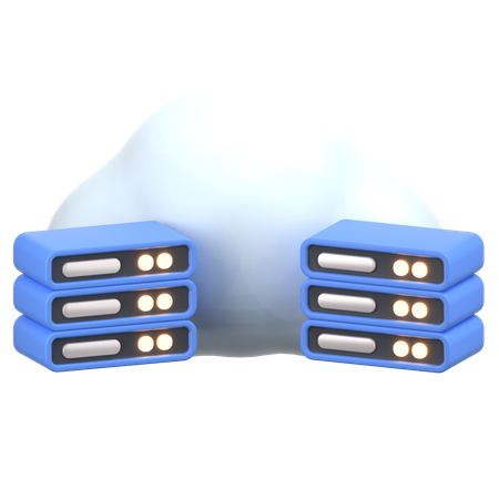 Cloud computing  3D Icon