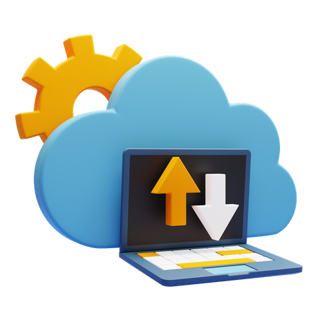 Cloud Computing  3D Icon