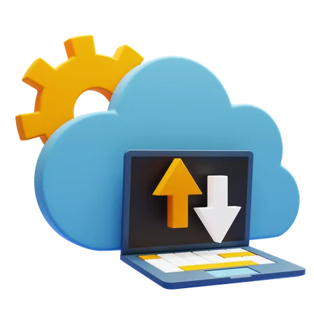 Cloud Computing  3D Icon