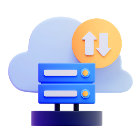 Cloud Computing  3D Icon