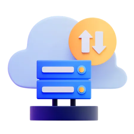 Cloud Computing  3D Icon