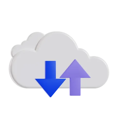 Cloud Computing  3D Icon