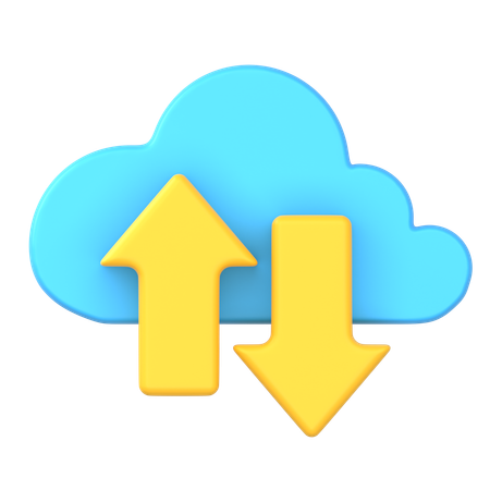 Cloud Computing  3D Icon