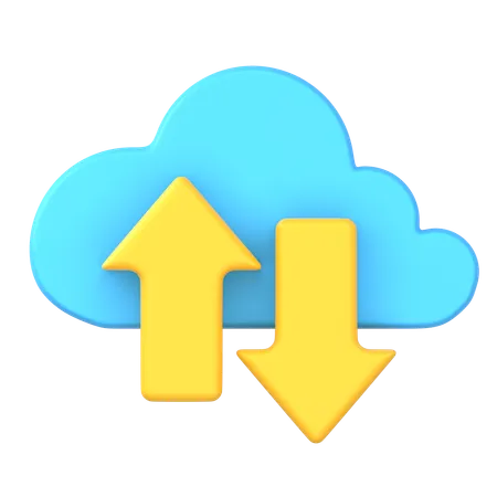 Cloud Computing  3D Icon