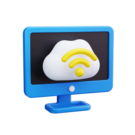 Cloud Computing  3D Icon