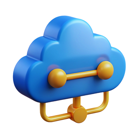 Cloud computing  3D Icon
