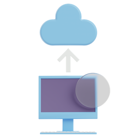 Cloud Computing  3D Icon