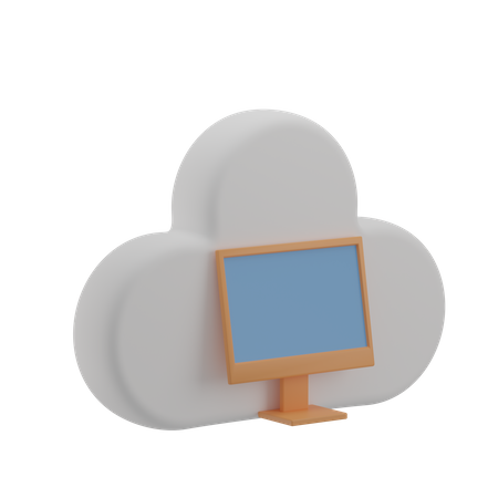 Cloud Computing  3D Icon