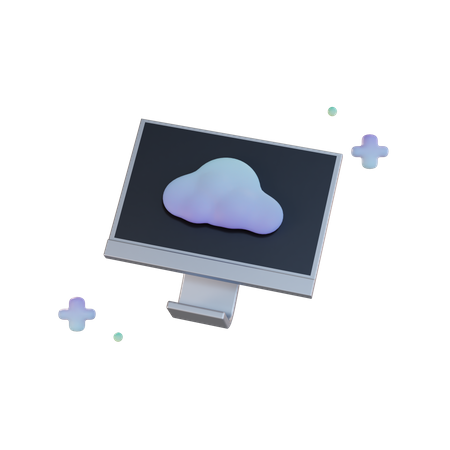 Cloud Computing  3D Icon