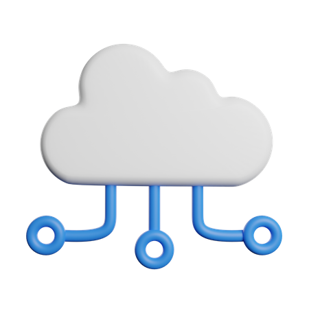 Cloud Computing  3D Icon