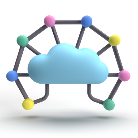 Cloud Computing  3D Icon