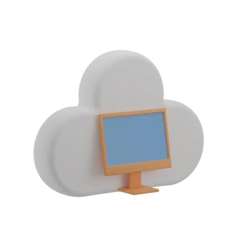 Cloud Computing  3D Illustration