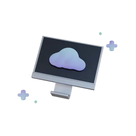 Cloud Computing  3D Illustration