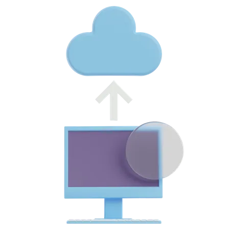 Cloud Computing  3D Illustration