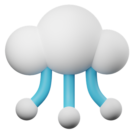 Cloud Computing  3D Illustration