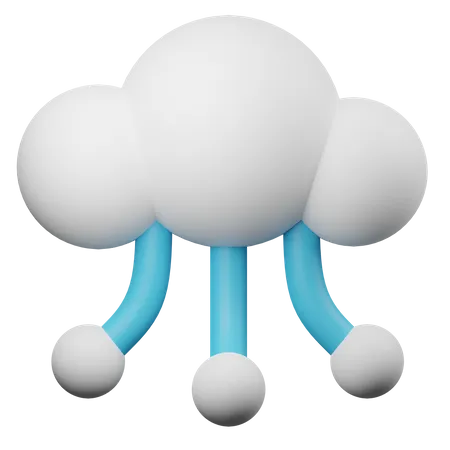 Cloud Computing  3D Illustration