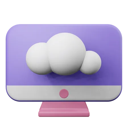 Cloud Computing  3D Illustration