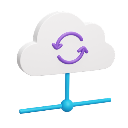 Cloud Computing  3D Illustration