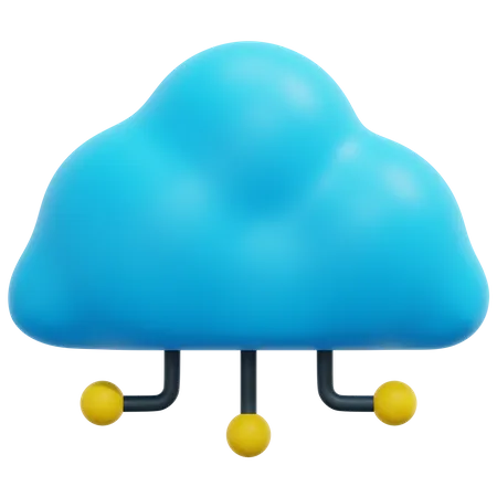 Cloud Computing 3D Icon