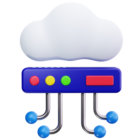 Cloud Connect 3D Icon