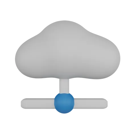 Cloud Connection 3 D Illustration 3D Icon