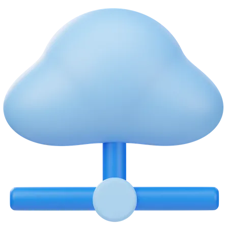 Cloud Connection 3 D Illustration 3D Icon