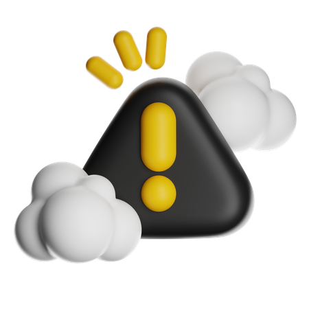 Cloud Connection Error  3D Icon