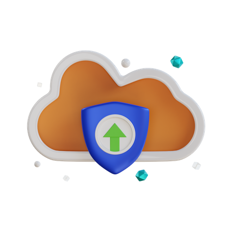 Cloud Data  3D Icon