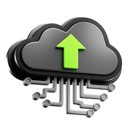 Cloud Data  3D Icon