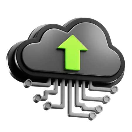 Cloud Data  3D Icon