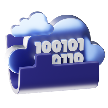 Cloud Data  3D Icon