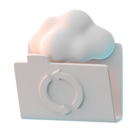 Cloud Data  3D Icon