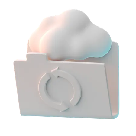 Cloud Data  3D Icon