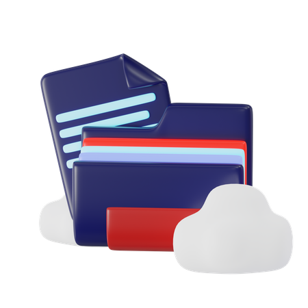 Cloud Data  3D Icon