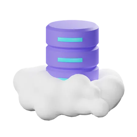 Cloud-Datenbank  3D Icon