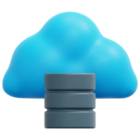 Cloud-Datenbank  3D Icon