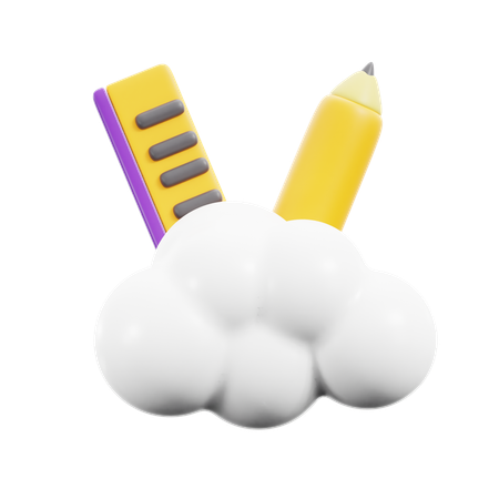 Cloud Design  3D Icon