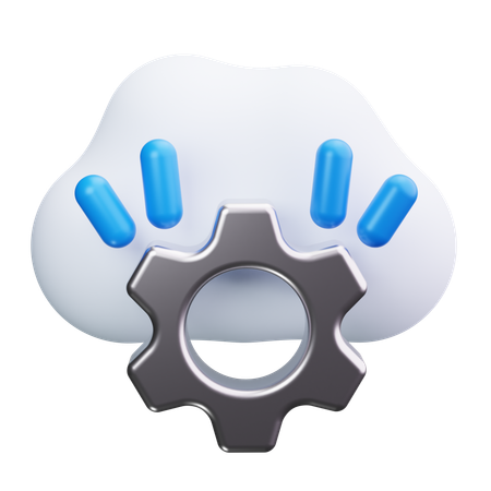 Cloud-Dienst  3D Icon