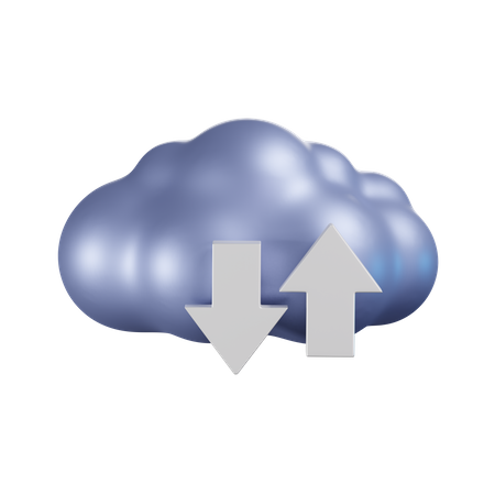 Cloud-Dienst  3D Icon