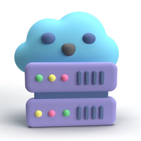 Cloud-Dienst  3D Icon