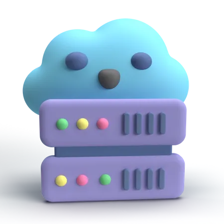 Cloud-Dienst  3D Icon