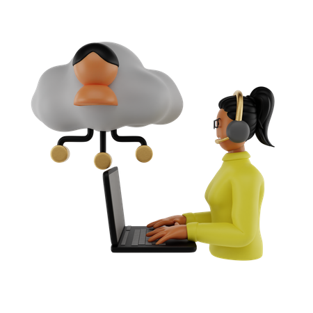 Cloud-Services  3D Illustration