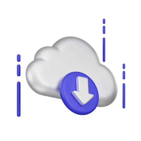 Transform Your Projects With A 3 D Rendered Cloud Download Icon Capture The Essence Of Swift Data Retrieval For Web Presentations And Modern Tech Designs Upgrade Your Visual Language 3D Icon