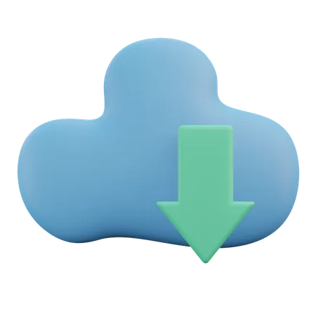 Download Cloud Computing 3 D Icon Illustration With Transparent Background 3D Icon